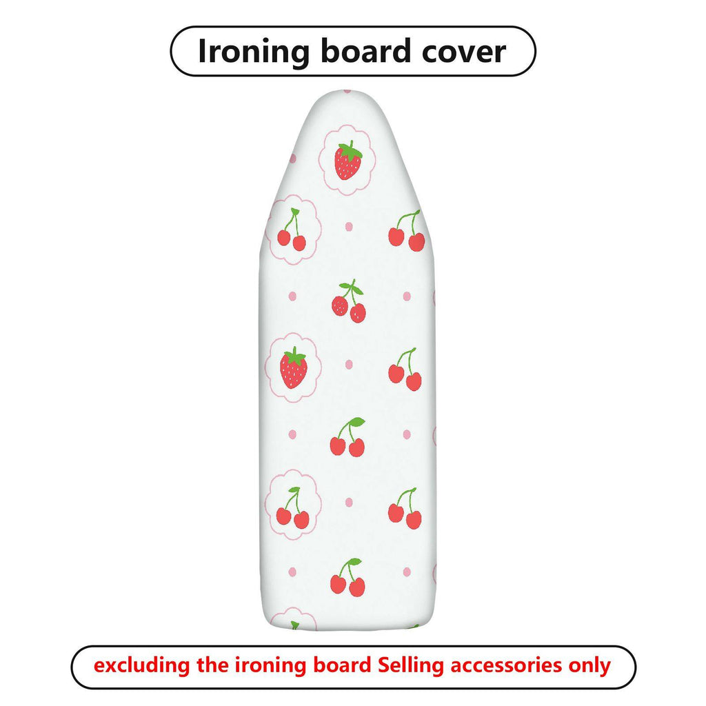 1-Piece Strawberry Cherry Polka Dot  Ironing Board Cover, Universal Size, Without Board