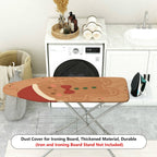 1-Piece Christmas Gingerbread Santa  Ironing Board Cover, Universal Size, Without Board