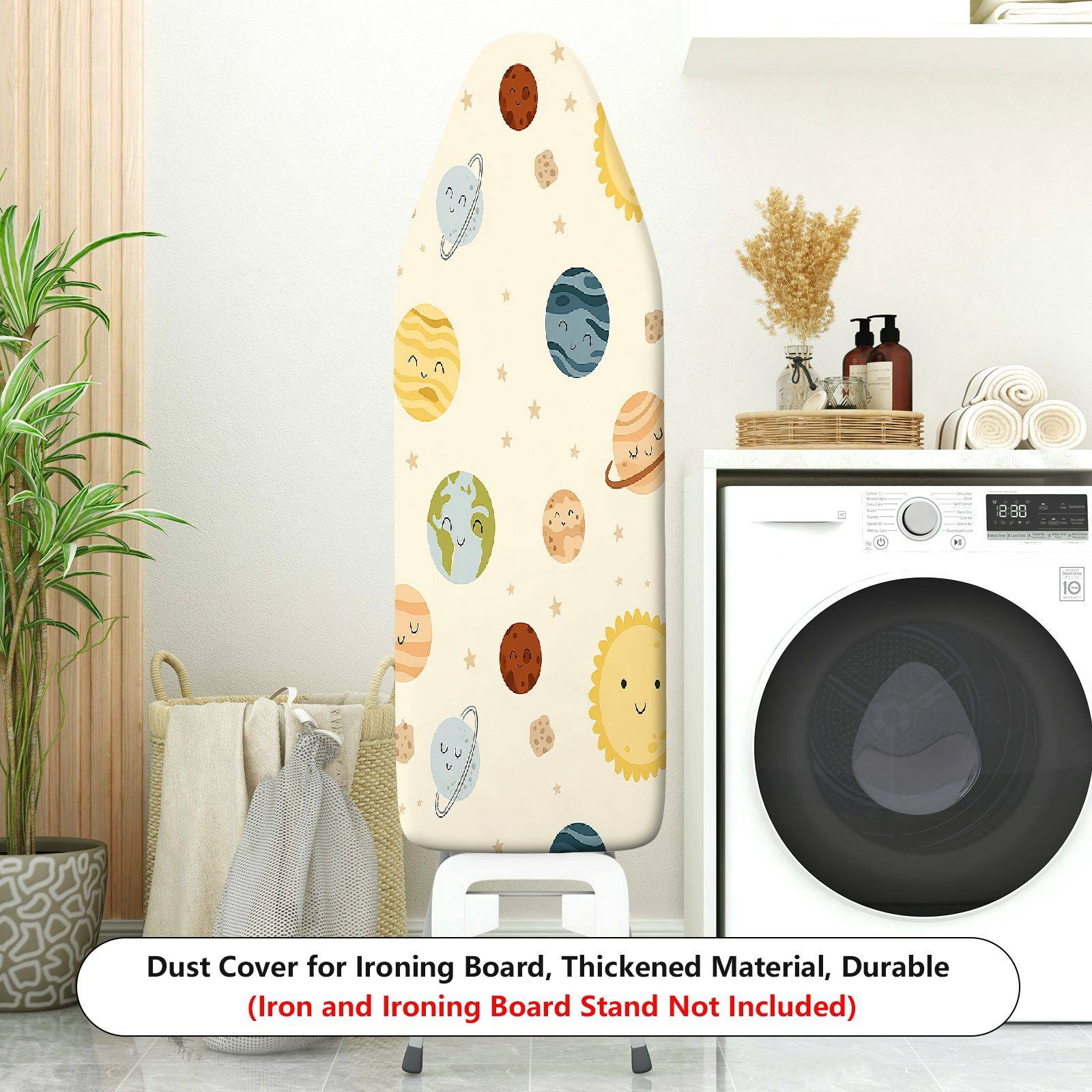 1-Piece Planet Star Space  Ironing Board Cover, Universal Size, Without Board