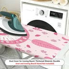 1-Piece Pink Floral Mandala Dreamcatcher  Ironing Board Cover, Universal Size, Without Board