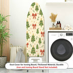 1-Piece Christmas Tree Bow Star  Ironing Board Cover, Universal Size, Without Board