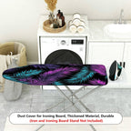 1-Piece Tropical Palm Leaf Pattern  Ironing Board Cover, Universal Size, Without Board