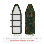 1-Piece Leaf Pattern Tropical Nature  Ironing Board Cover, Universal Size, Without Board