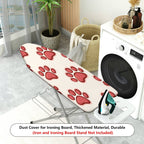 1-Piece Animal Print Paw Cat Dog  Ironing Board Cover, Universal Size, Without Board