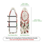 1-Piece Dreamcatcher Deer Butterfly  Ironing Board Cover, Universal Size, Without Board