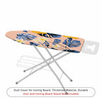 1-Piece Floral Tropical Leaves Yellow  Ironing Board Cover, Universal Size, Without Board