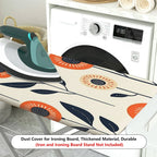 1-Piece Floral Sunflower Retro  Ironing Board Cover, Universal Size, Without Board