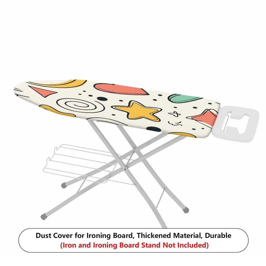1-Piece Star Heart Swirl  Ironing Board Cover, Universal Size, Without Board