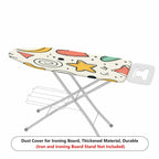 1-Piece Star Heart Swirl  Ironing Board Cover, Universal Size, Without Board