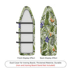 1-Piece Tropical Floral Leaf  Ironing Board Cover, Universal Size, Without Board