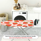 1-Piece Strawberry Floral Fruit  Ironing Board Cover, Universal Size, Without Board