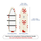 1-Piece Bow Star Cherry  Ironing Board Cover, Universal Size, Without Board