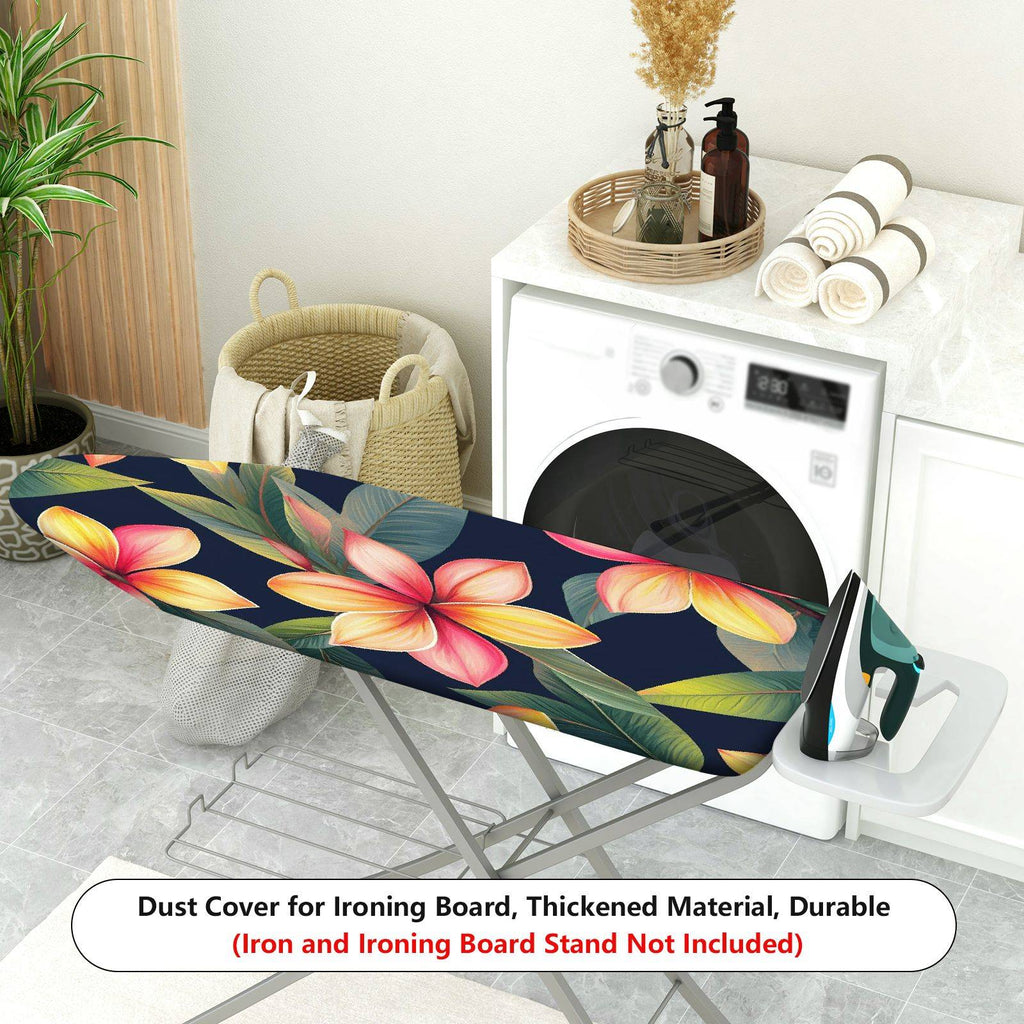 1-Piece Floral Tropical Leaves Flower  Ironing Board Cover, Universal Size, Without Board