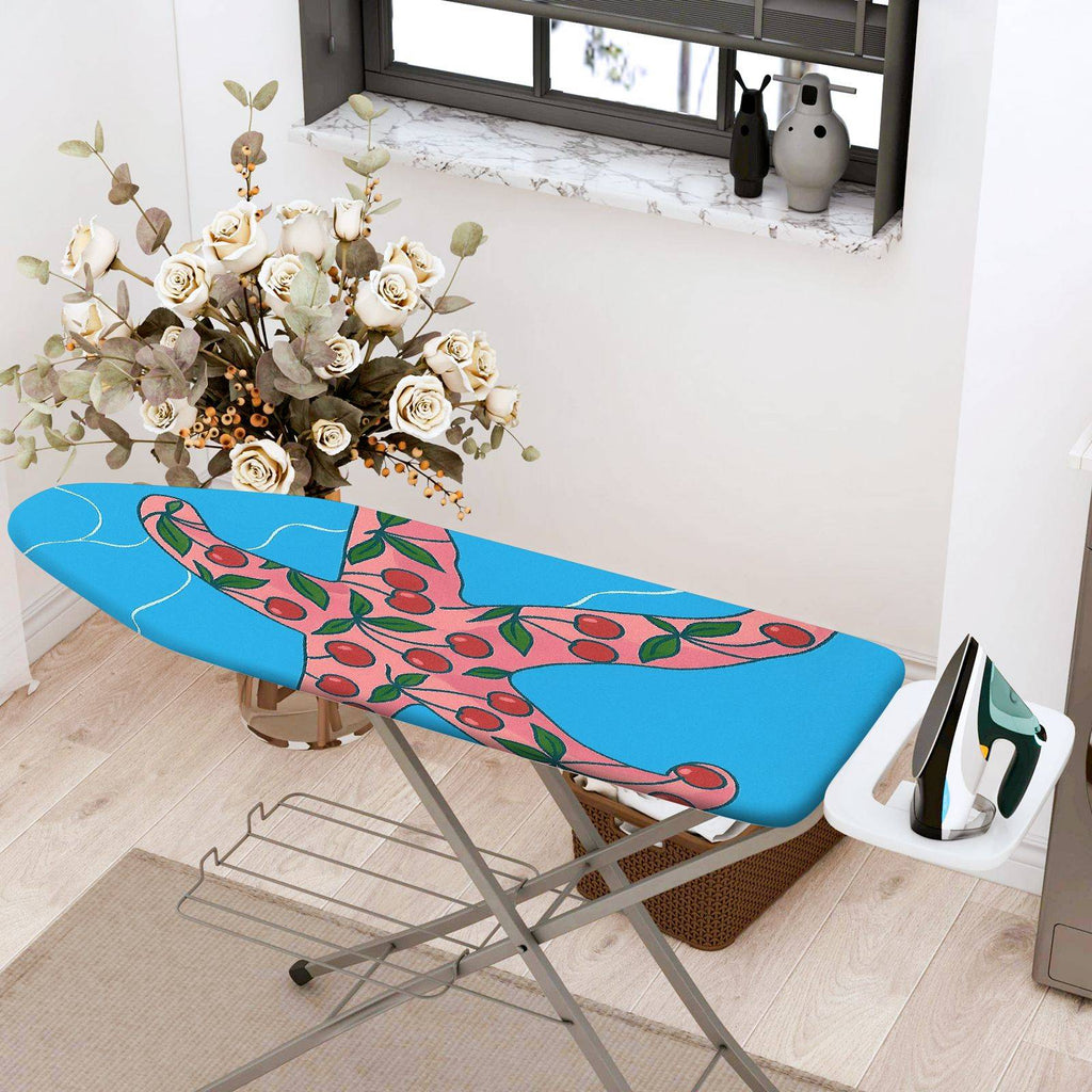 1-Piece Starfish Ocean Cherry  Ironing Board Cover, Universal Size, Without Board