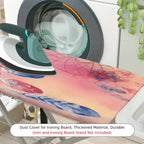 1-Piece Dreamcatcher Feather Pink  Ironing Board Cover, Universal Size, Without Board