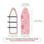 1-Piece Pink Star Pattern Stylish Decorative  Ironing Board Cover, Universal Size, Without Board