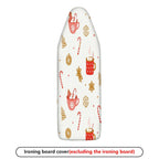 1-Piece Christmas Candy Mug Star  Ironing Board Cover, Universal Size, Without Board