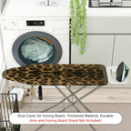 1-Piece Leopard Print Wild Animal Pattern Stylish  Ironing Board Cover, Universal Size, Without Board