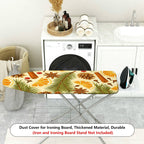 1-Piece Pine Cone Orange Star Anise  Ironing Board Cover, Universal Size, Without Board