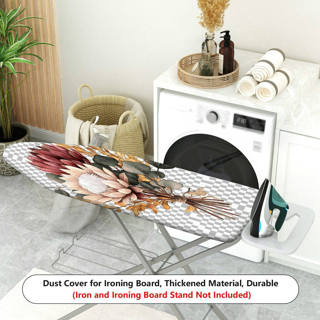 1-Piece Tropical Floral Bohemian Vintage  Ironing Board Cover, Universal Size, Without Board
