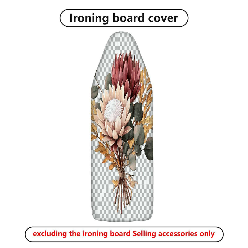 1-Piece Tropical Floral Bohemian Vintage  Ironing Board Cover, Universal Size, Without Board