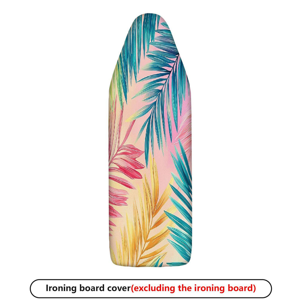 1-Piece Tropical Leaves Colorful Gradient  Ironing Board Cover, Universal Size, Without Board