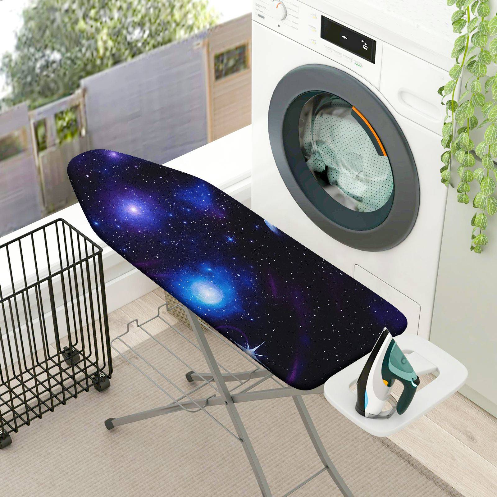 1-Piece Universe Starry Sky Space  Ironing Board Cover, Universal Size, Without Board