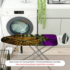 1-Piece Leopard Floral Animal  Ironing Board Cover, Universal Size, Without Board