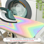 1-Piece Rainbow Star Pastel  Ironing Board Cover, Universal Size, Without Board