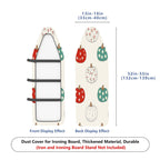 1-Piece Pumpkin Floral Star  Ironing Board Cover, Universal Size, Without Board