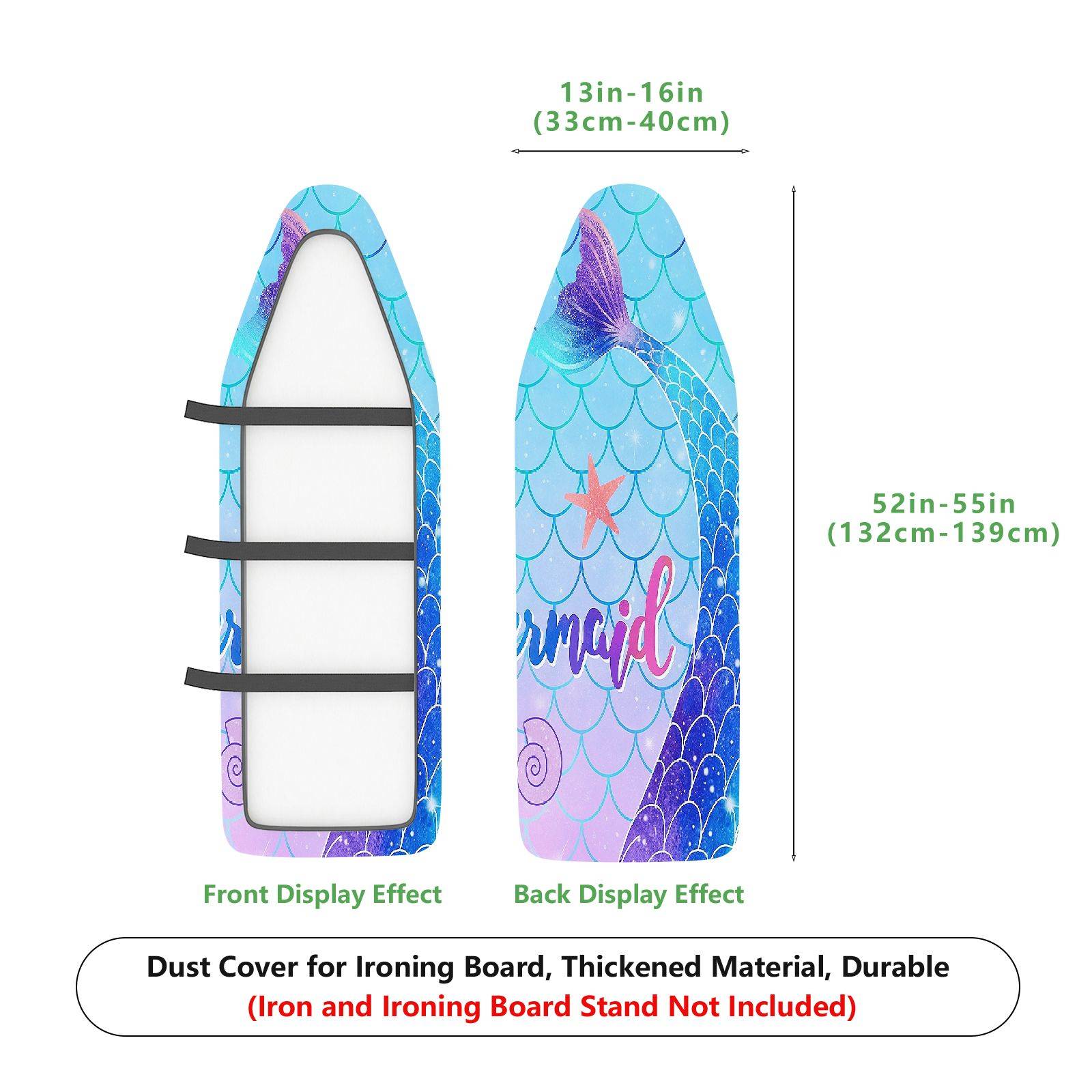 1-Piece Starfish Fantasy  Ironing Board Cover, Universal Size, Without Board