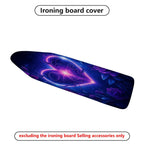 1-Piece Galaxy Roses Stars  Ironing Board Cover, Universal Size, Without Board