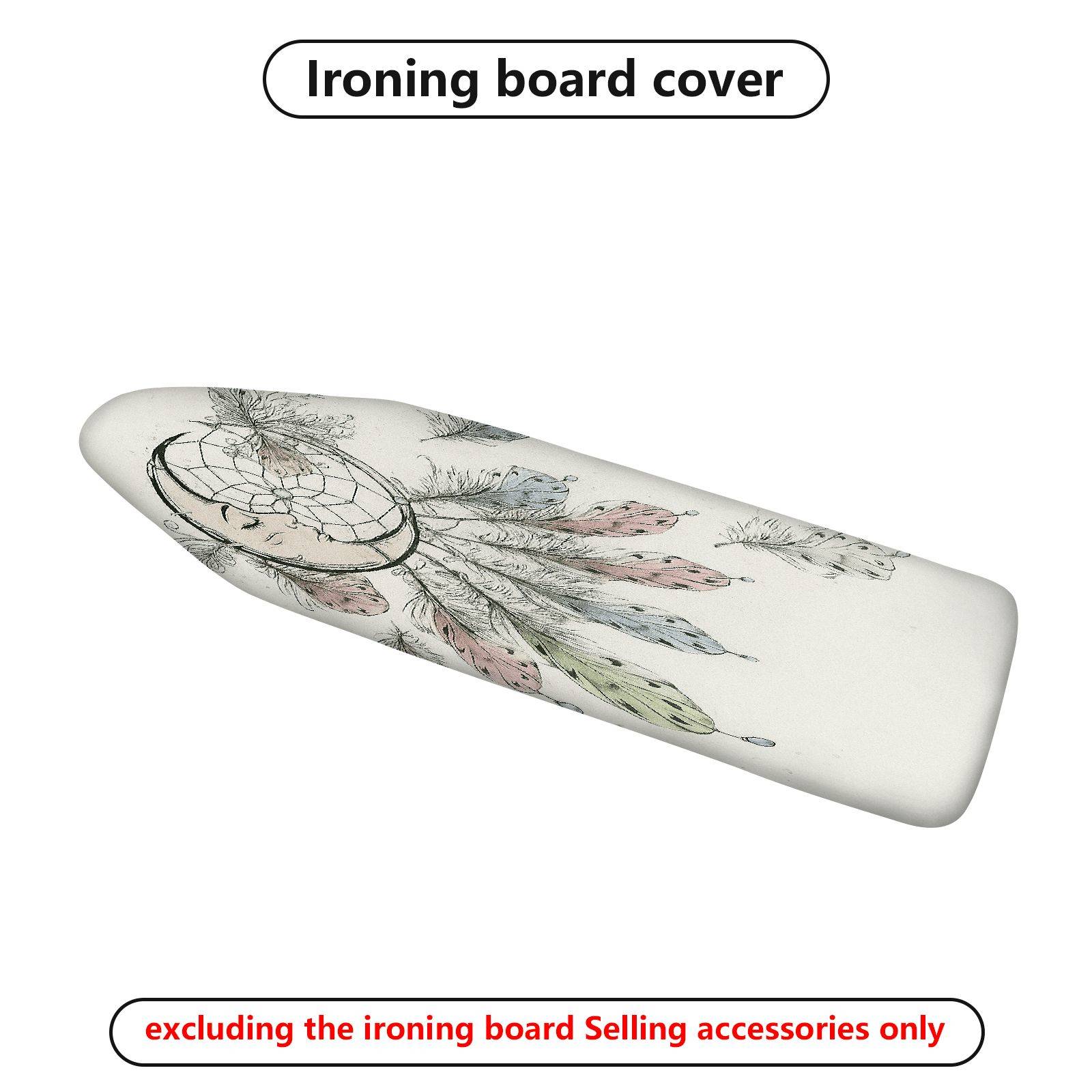 1-Piece Dreamcatcher Feather Bohemian  Ironing Board Cover, Universal Size, Without Board