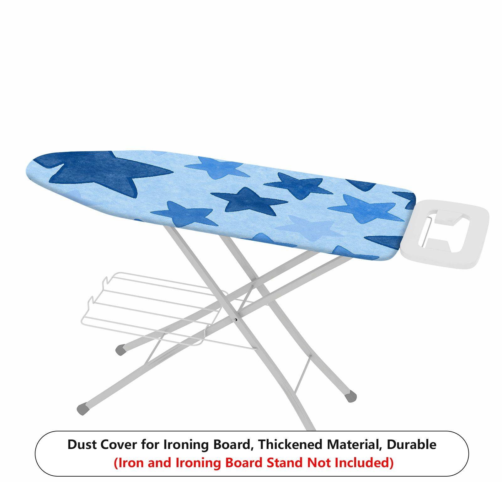 1-Piece Star Pattern Blue Theme Laundry  Ironing Board Cover, Universal Size, Without Board