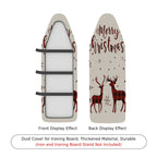 1-Piece Christmas Reindeer Snowflakes  Ironing Board Cover, Universal Size, Without Board