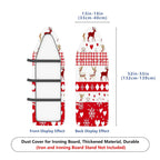 1-Piece Reindeer Snowflake Heart  Ironing Board Cover, Universal Size, Without Board
