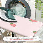1-Piece Strawberry Pink Cute  Ironing Board Cover, Universal Size, Without Board