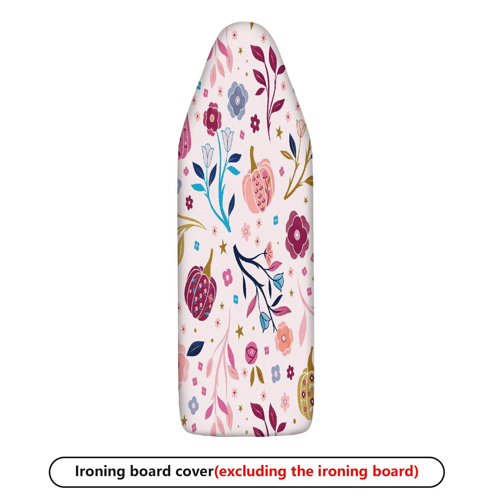 1-Piece Floral Pumpkin Star  Ironing Board Cover, Universal Size, Without Board