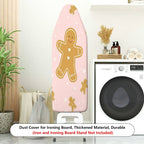 1-Piece Christmas Gingerbread Snowflake  Ironing Board Cover, Universal Size, Without Board