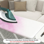 1-Piece Pink Galaxy Starry  Ironing Board Cover, Universal Size, Without Board