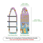 1-Piece Dog Love Pattern  Ironing Board Cover, Universal Size, Without Board