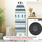 1-Piece Penguin Heart Tribal  Ironing Board Cover, Universal Size, Without Board