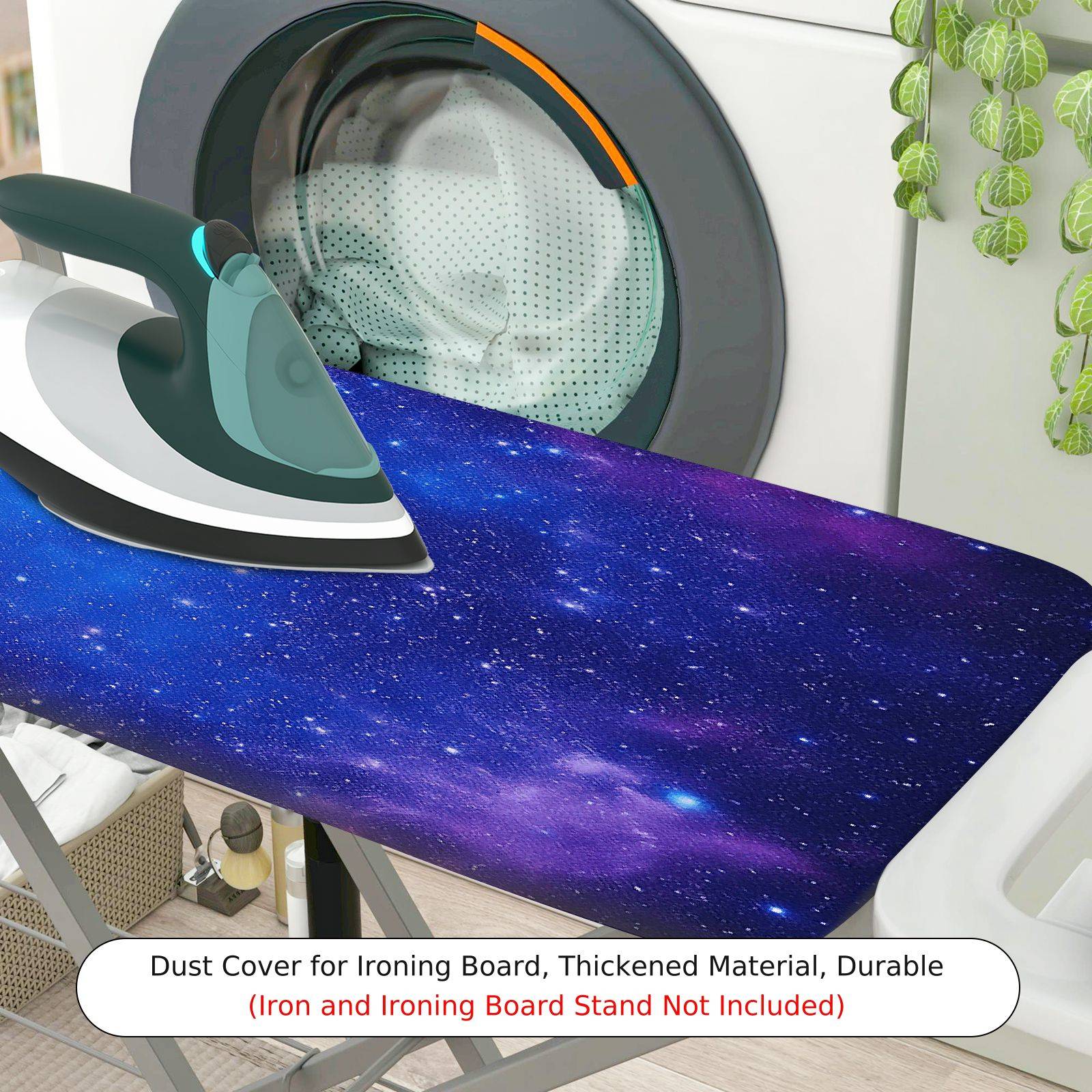 1-Piece Galaxy Starry Nebula  Ironing Board Cover, Universal Size, Without Board