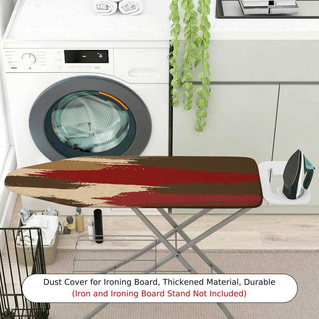 1-Piece Retro Stripes Abstract  Ironing Board Cover, Universal Size, Without Board
