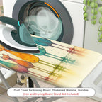 1-Piece Colorful Cat Abstract  Ironing Board Cover, Universal Size, Without Board