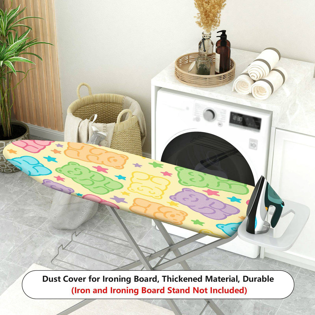 1-Piece Bear Star Colorful  Ironing Board Cover, Universal Size, Without Board
