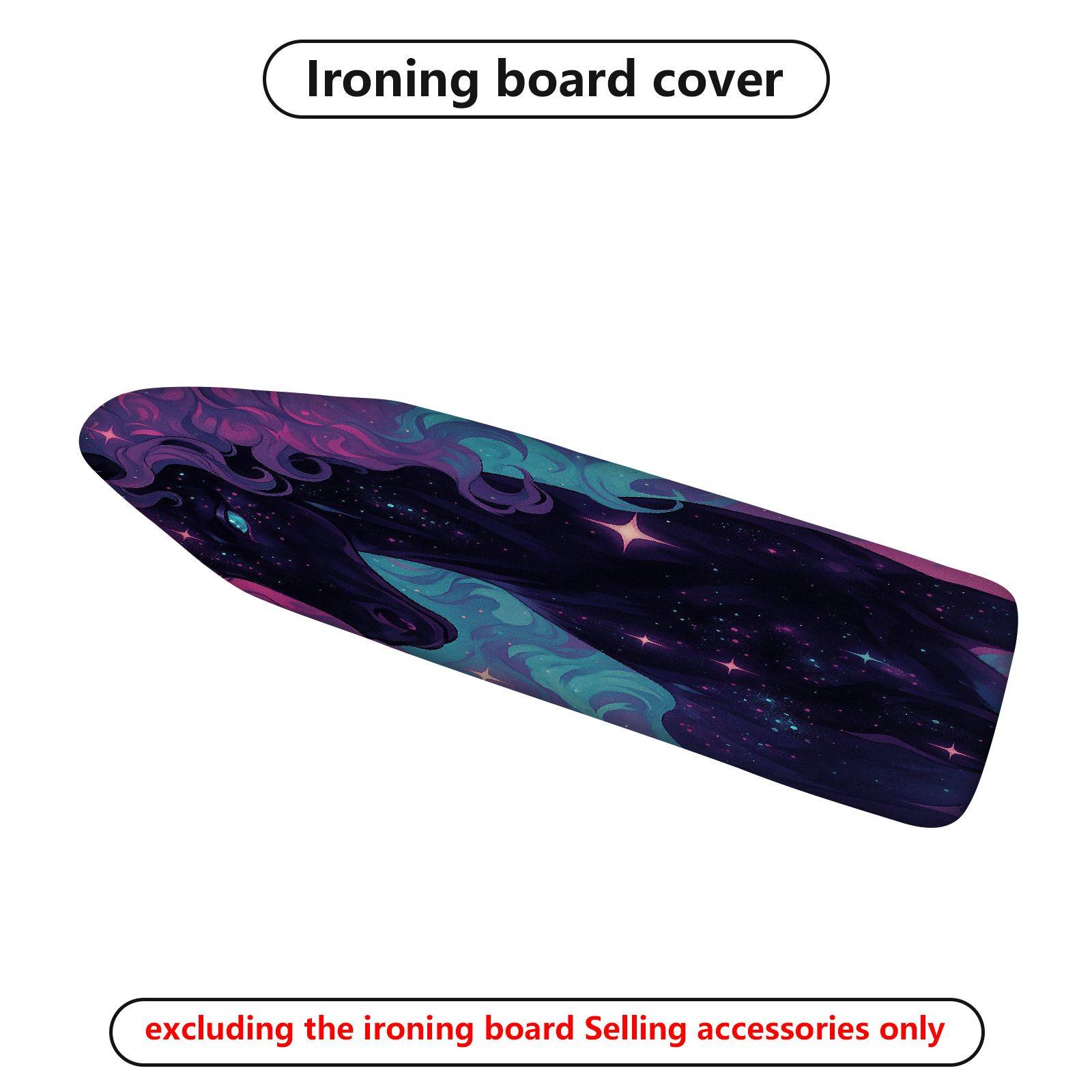 1-Piece Nebula Fantasy Starry  Ironing Board Cover, Universal Size, Without Board