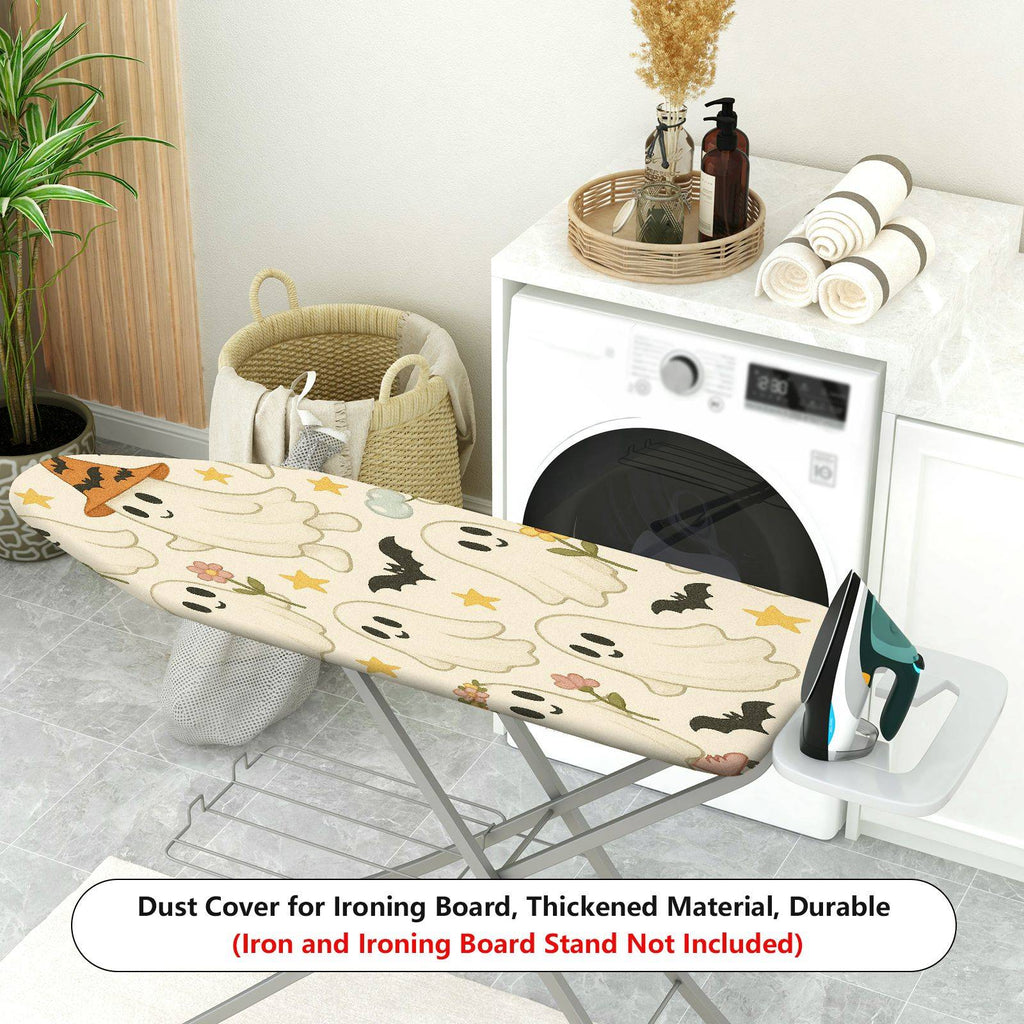 1-Piece Halloween Ghost Bat Star  Ironing Board Cover, Universal Size, Without Board