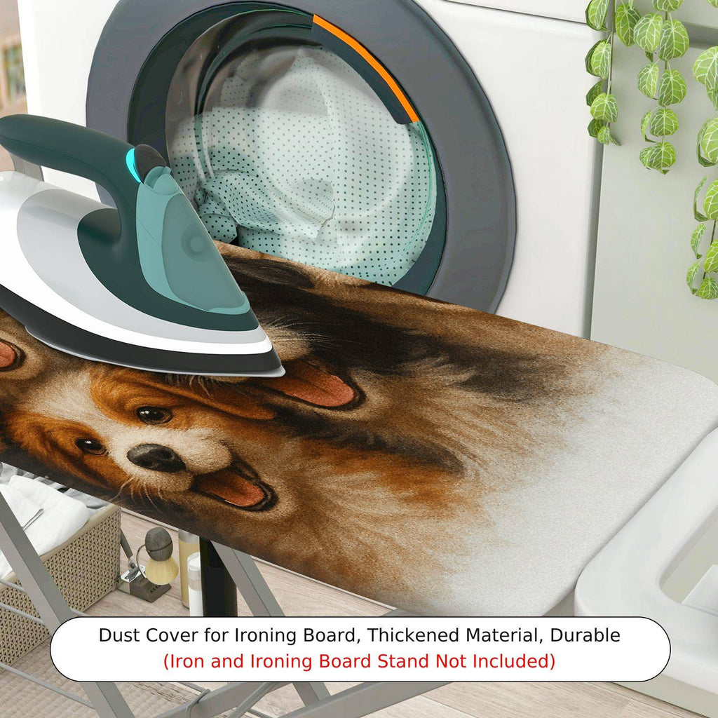 1-Piece Dogs Puppies Animals  Ironing Board Cover, Universal Size, Without Board