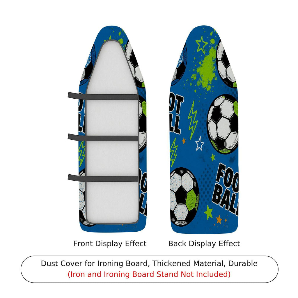 1-Piece Football Soccer Stars  Ironing Board Cover, Universal Size, Without Board